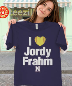 I Heart Jordy Frahm Shirt – Nebraska Softball Fan Tee classic
