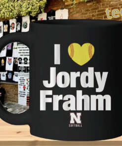 I Heart Jordy Frahm – Nebraska Softball Fan Teemug