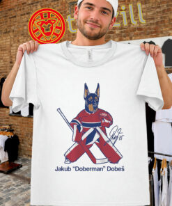 Jakub Dobes Doberman Montreal Hockey Shirt – Fan Gear