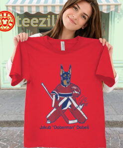 Jakub Dobes Doberman Montreal Hockey Shirt – Fan Gear women-classic