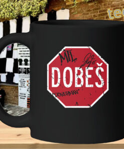 Jakub Dobeš Stop Sign – Hockey Goalie mug-design