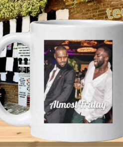 LeBron Draymond Almost Friday – NBA Party Meme-mug-design