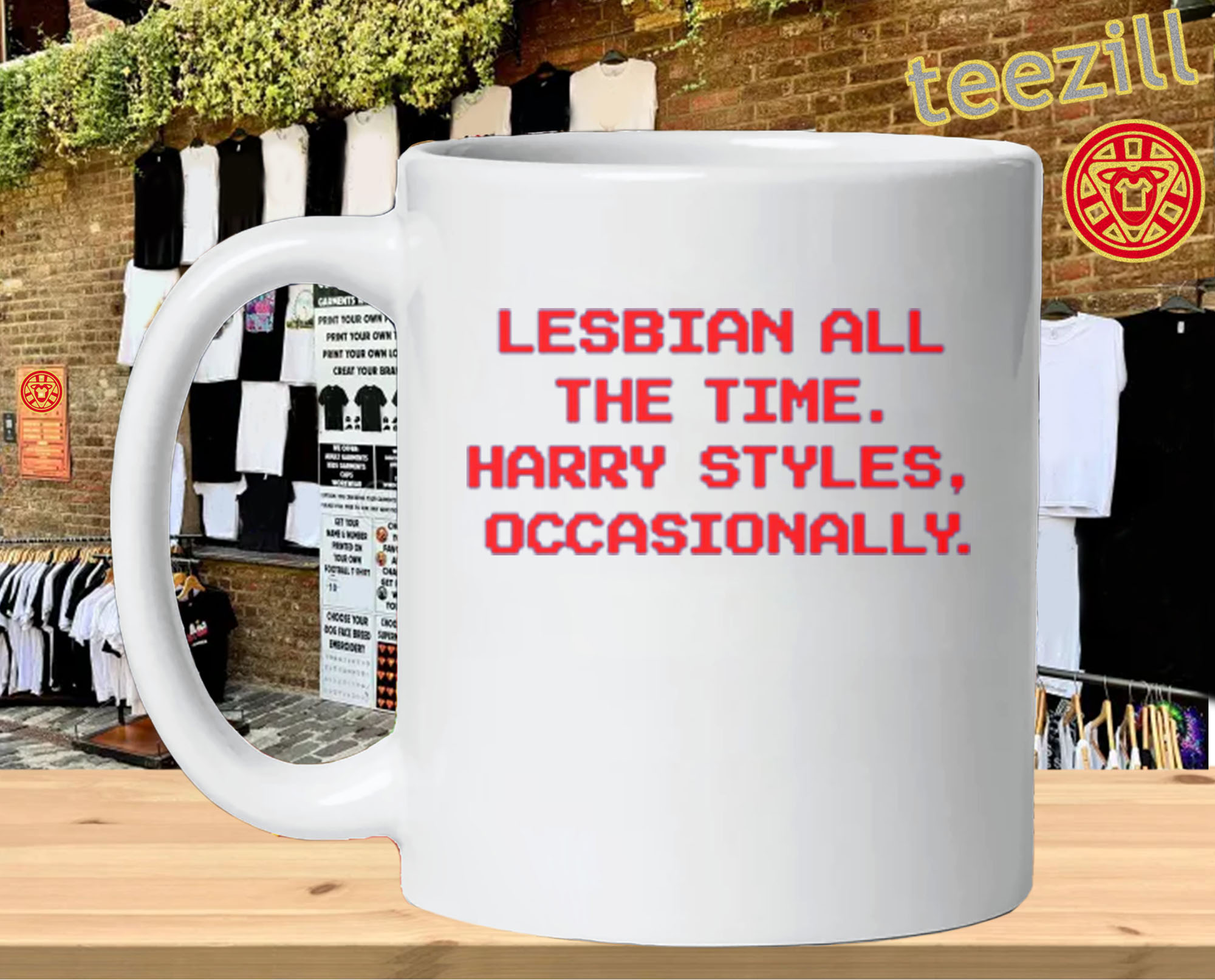 Lesbian All The Time mug-design