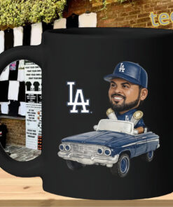 Los Angeles Dodgers Ice Cube West Coast Baseball Graphic mug-design