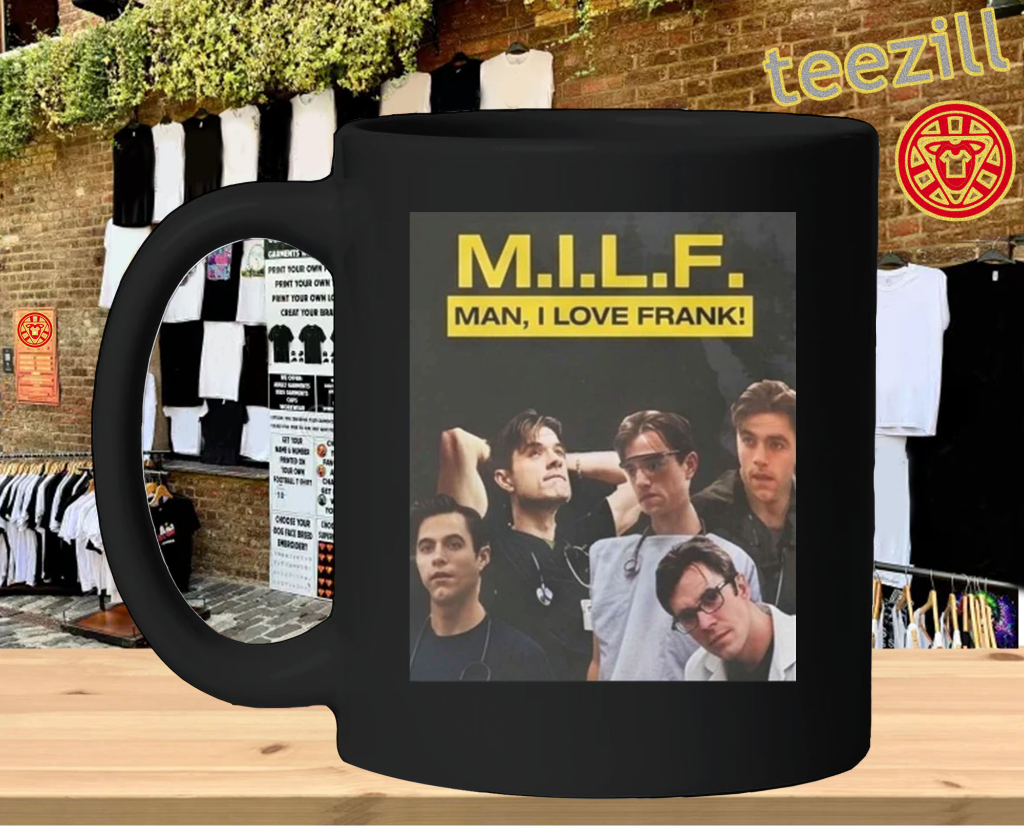 MILF Man I Love Frank Shirt – Funny Parody Graphic Tee mug-design