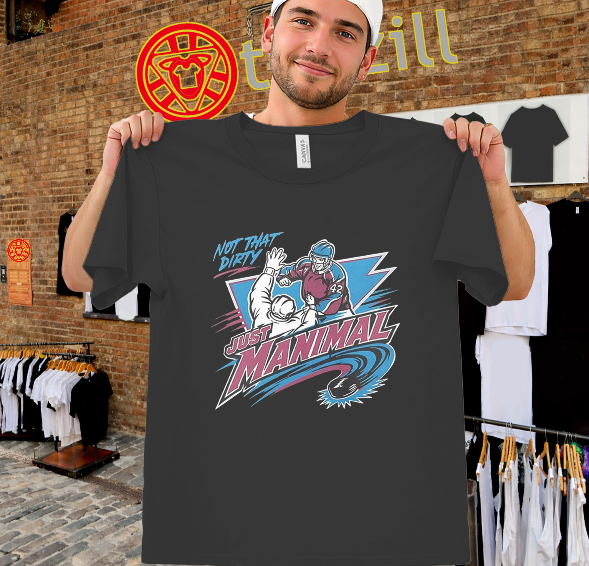 Manimal Josh Manson Shirt – Not That Dirty Avalanche Tee
