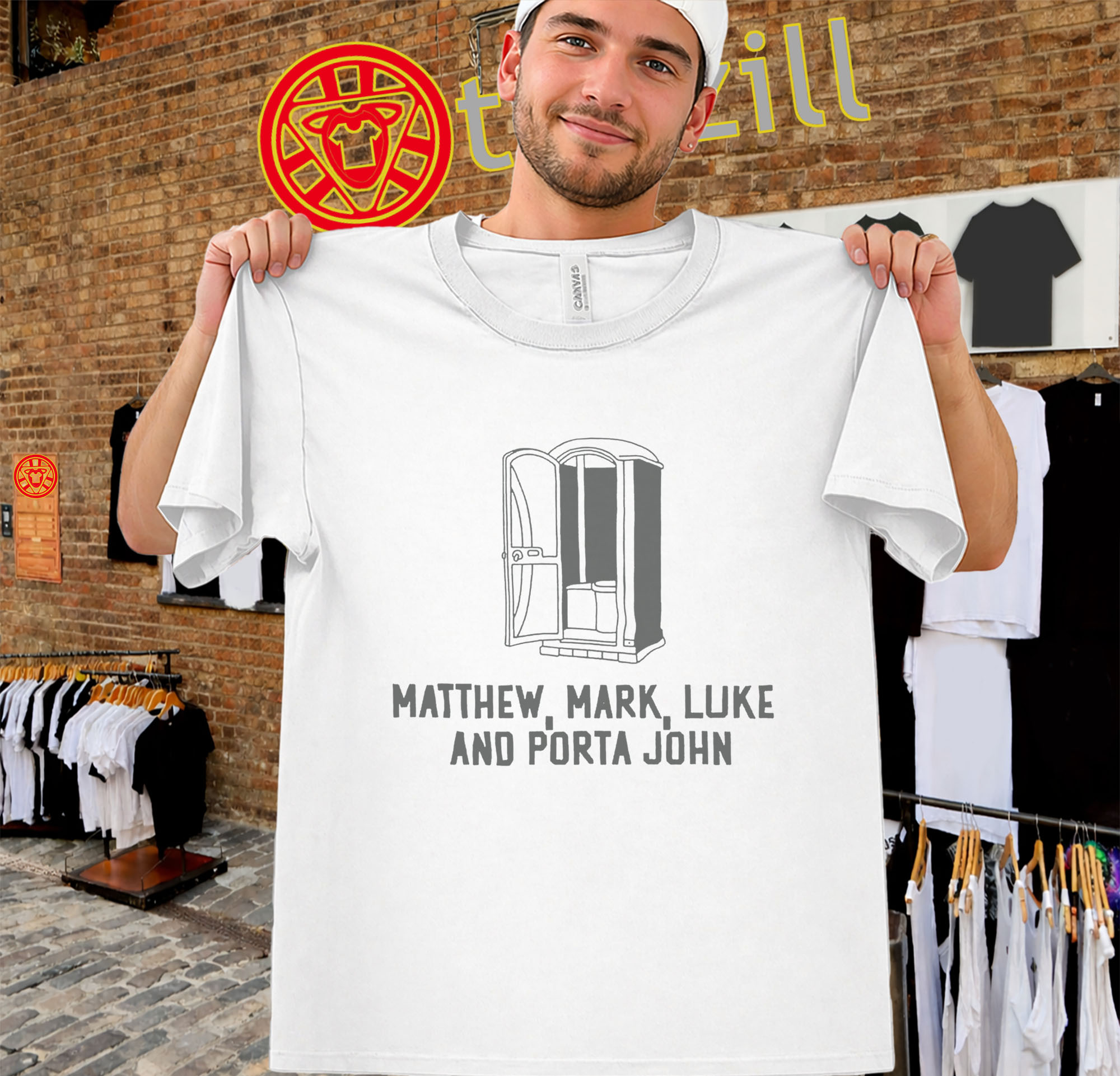 Matthew Mark Luke and Porta John Shirt - Funny Christian
