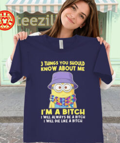 Minion 3 Things You Should Know About Me Shirt – Funny Meme Tee women-classic