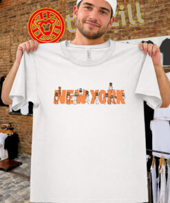 New York Knicks Cartoon Stick-Figure Shirt – NY Basketball Tee