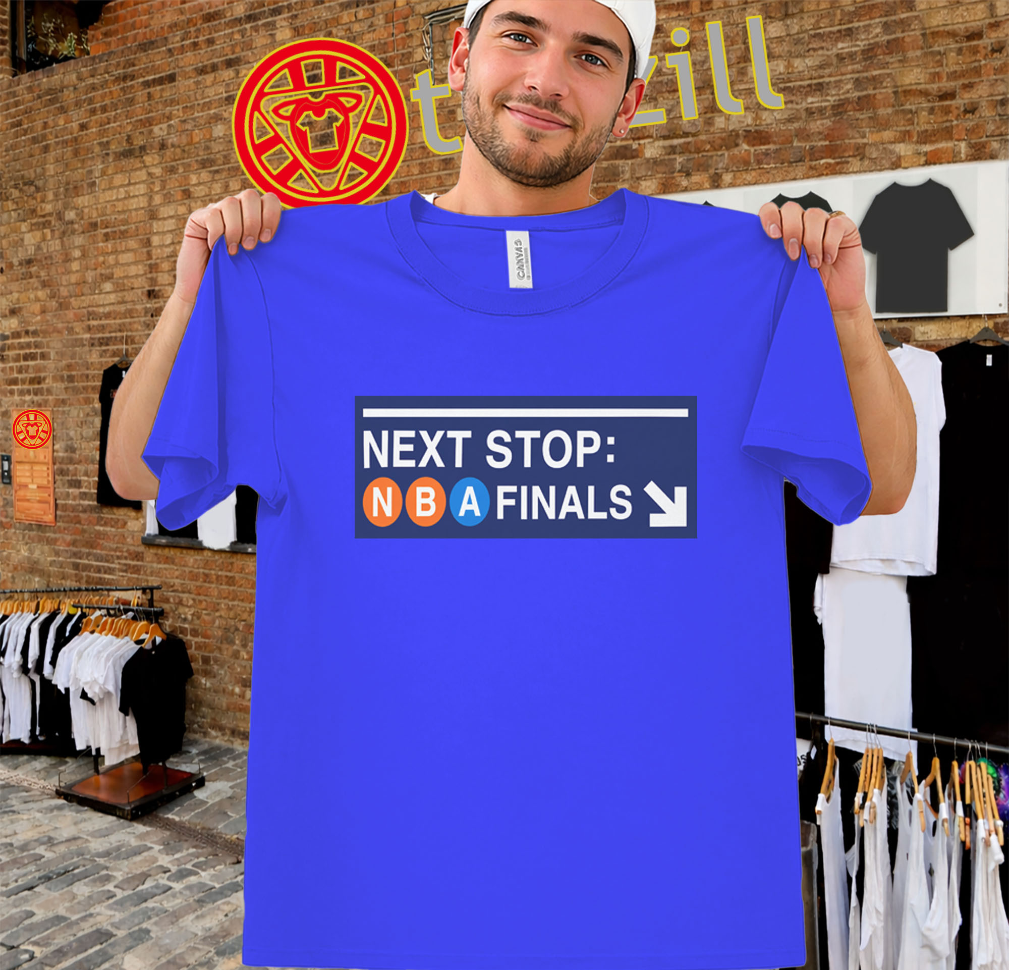 Next Stop NBA Finals Knicks Subway Sign Shirt – NY Fan Gear