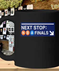 Next Stop NBA Finals - NY Knicks Subway Sign Fan mug