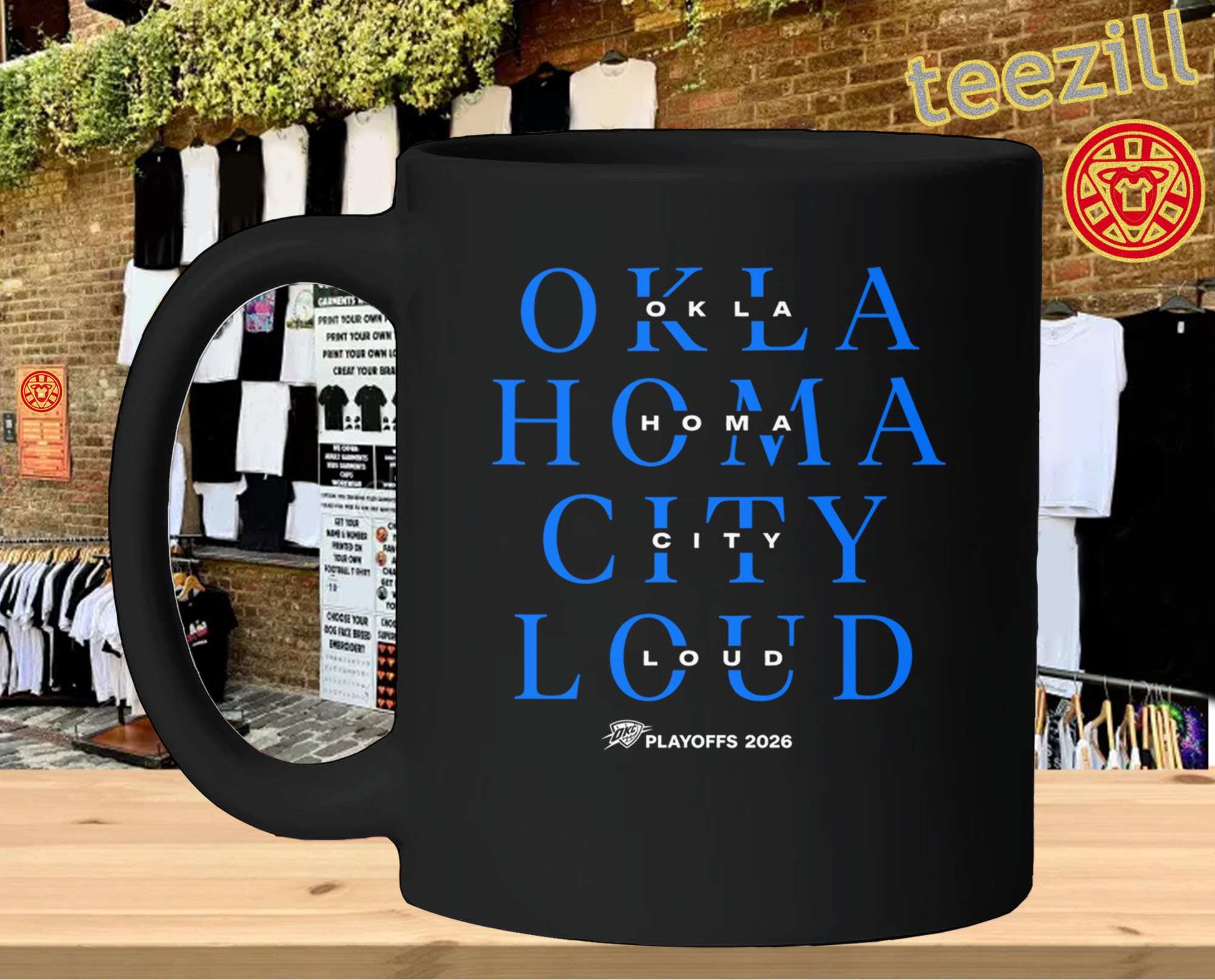 Oklahoma City Loud Playoffs 2026 Shirt – Thunder Fan Gear-mug-design