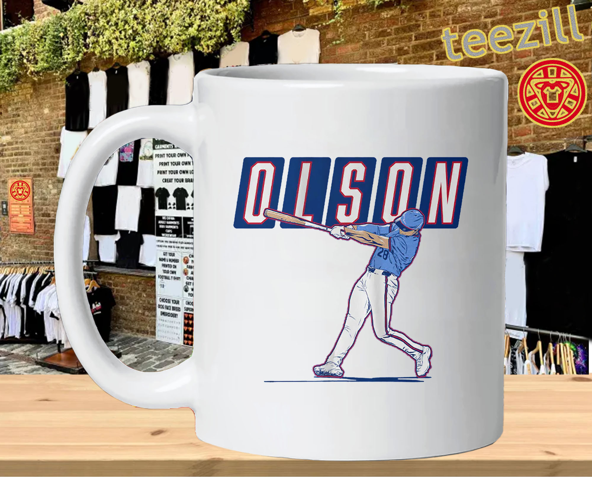 Olson ATL Slugger Swing Design - Matt Olson ATL Braves Fan mug-design