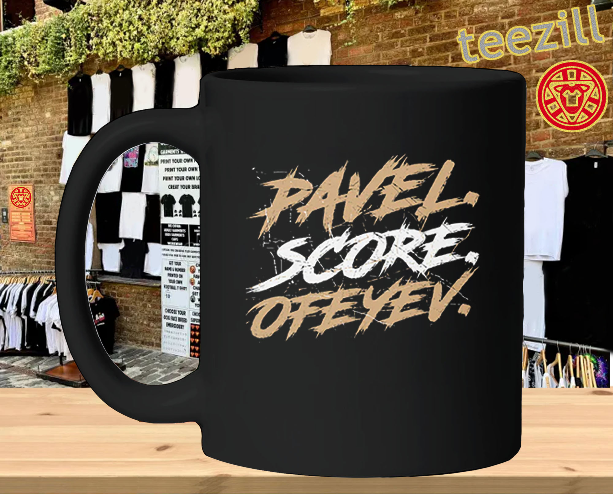 Pavel Score Ofeyev Shirt – Golden Knights Goal Celebration-mug-design