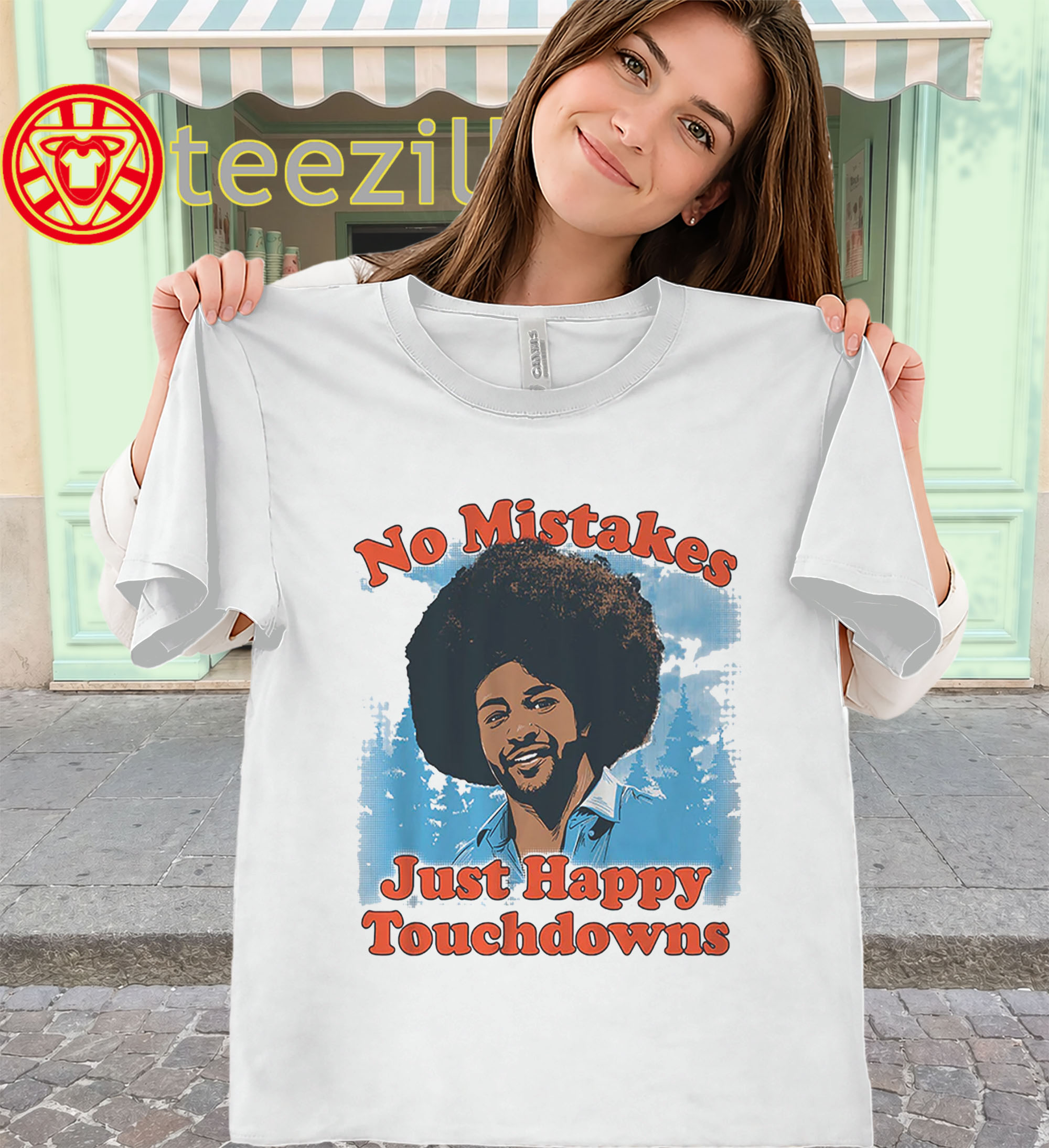 Rome Odunze Shirt – No Mistakes Just Happy Touchdowns classic