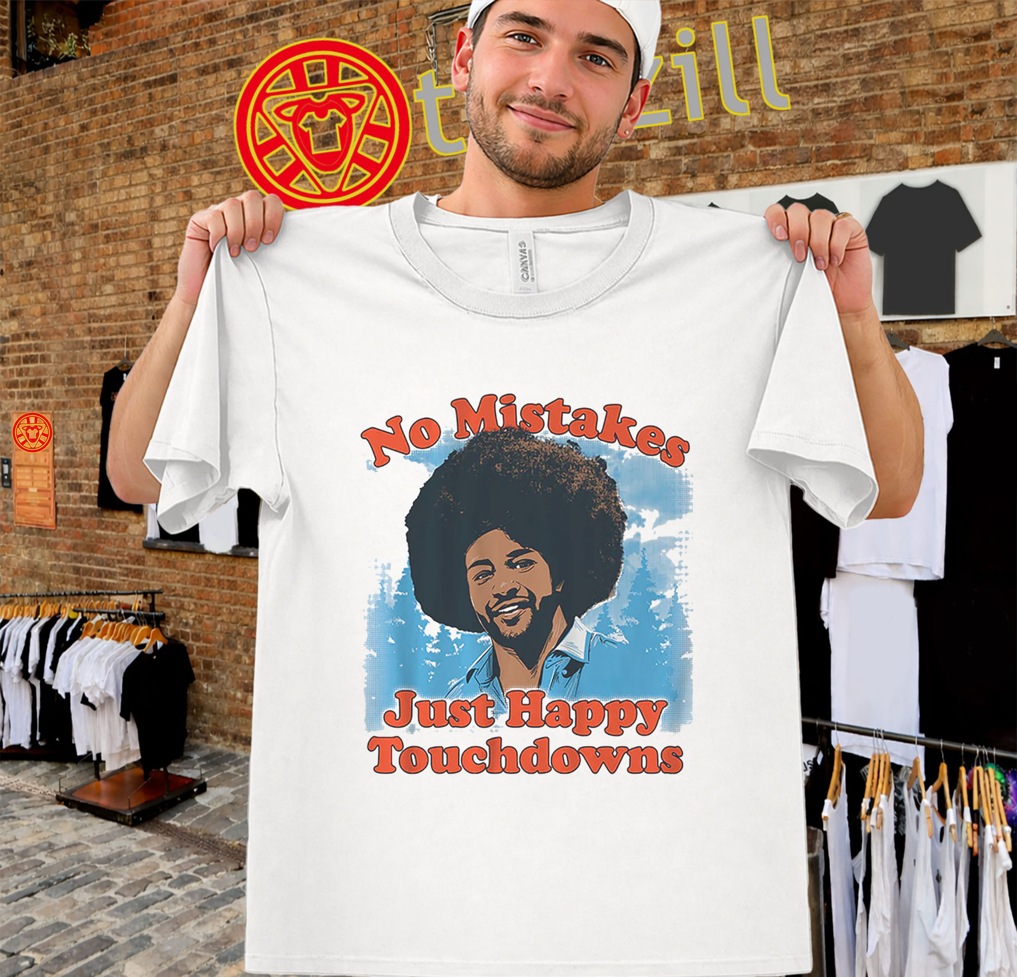 Rome Odunze Shirt – No Mistakes Just Happy Touchdowns