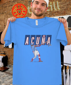 Ronald Acuña Jr. Slugger Swing Design Shirt - ATL Baseball Fan