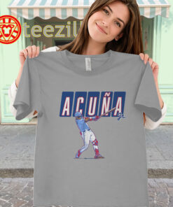 Ronald Acuña Jr. Slugger Swing Design Shirt - ATL Baseball Fan women-classic