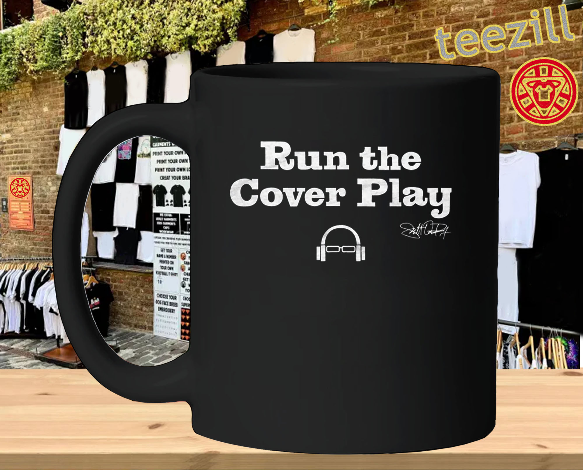 Run The Cover Play Scott Van Pelt Sports mug-design