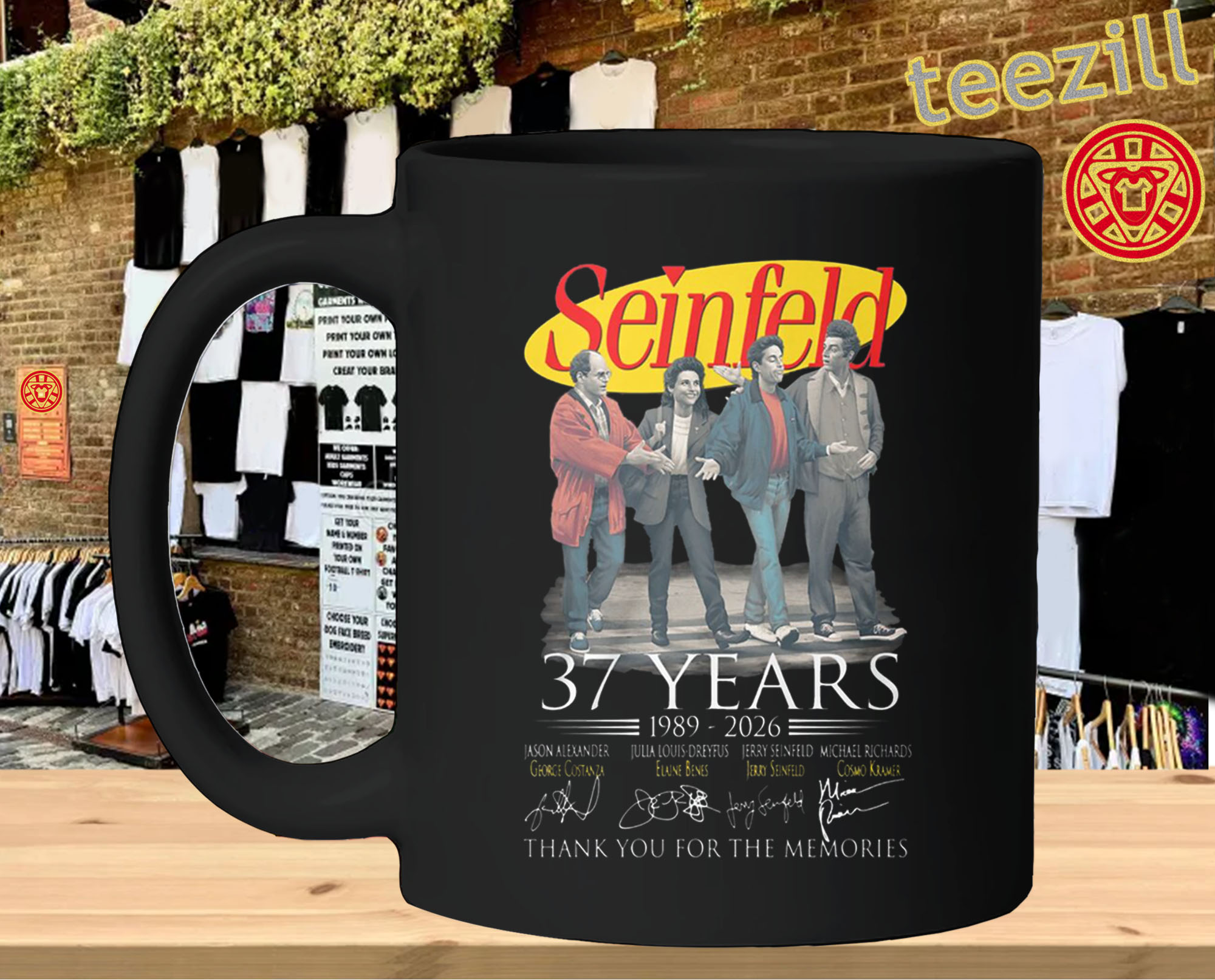 Seinfeld 37 Years Shirt – Thank You For The Memories 1989 - 2026 Tee mug-design