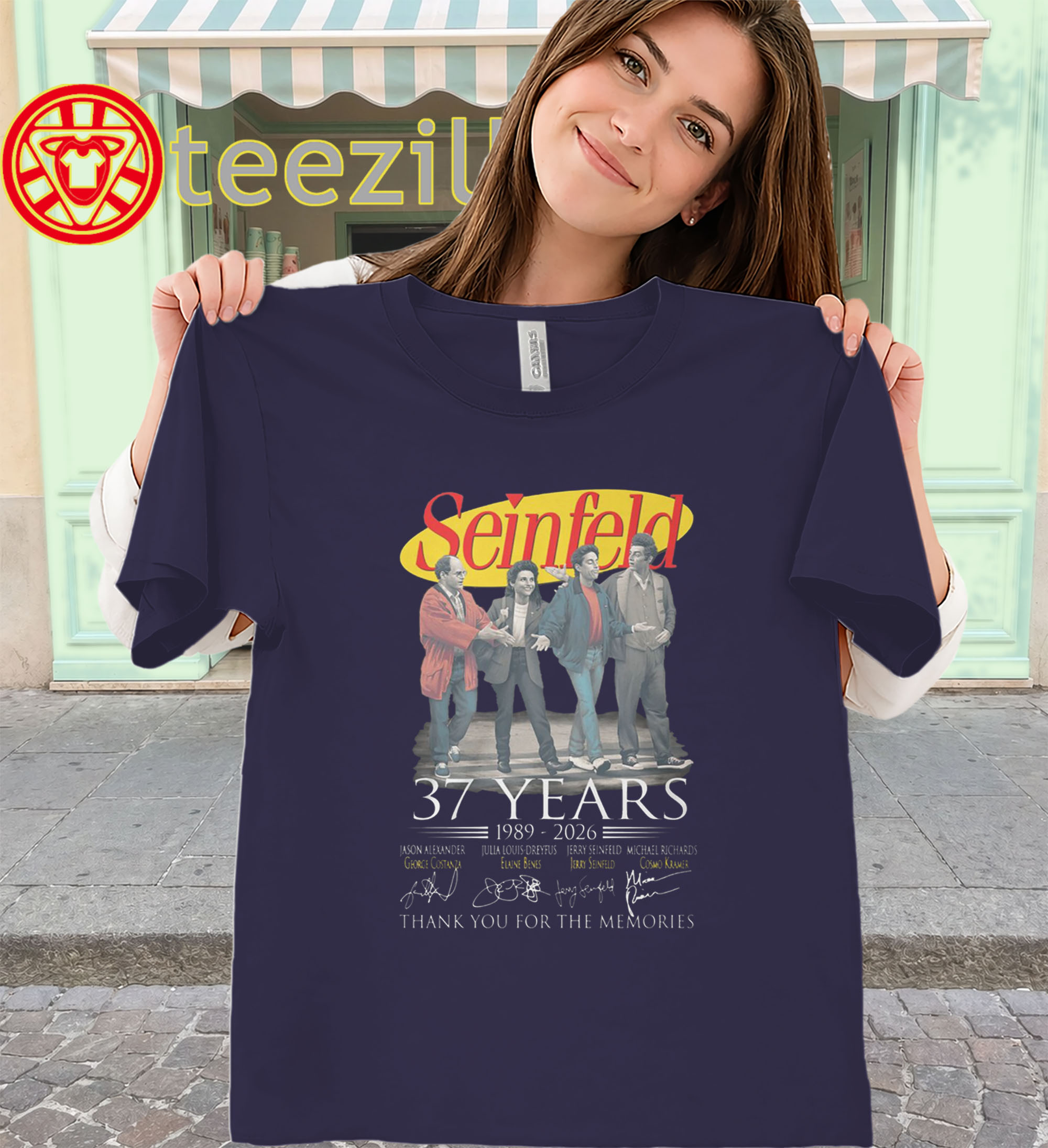 Seinfeld 37 Years Tee women-classic