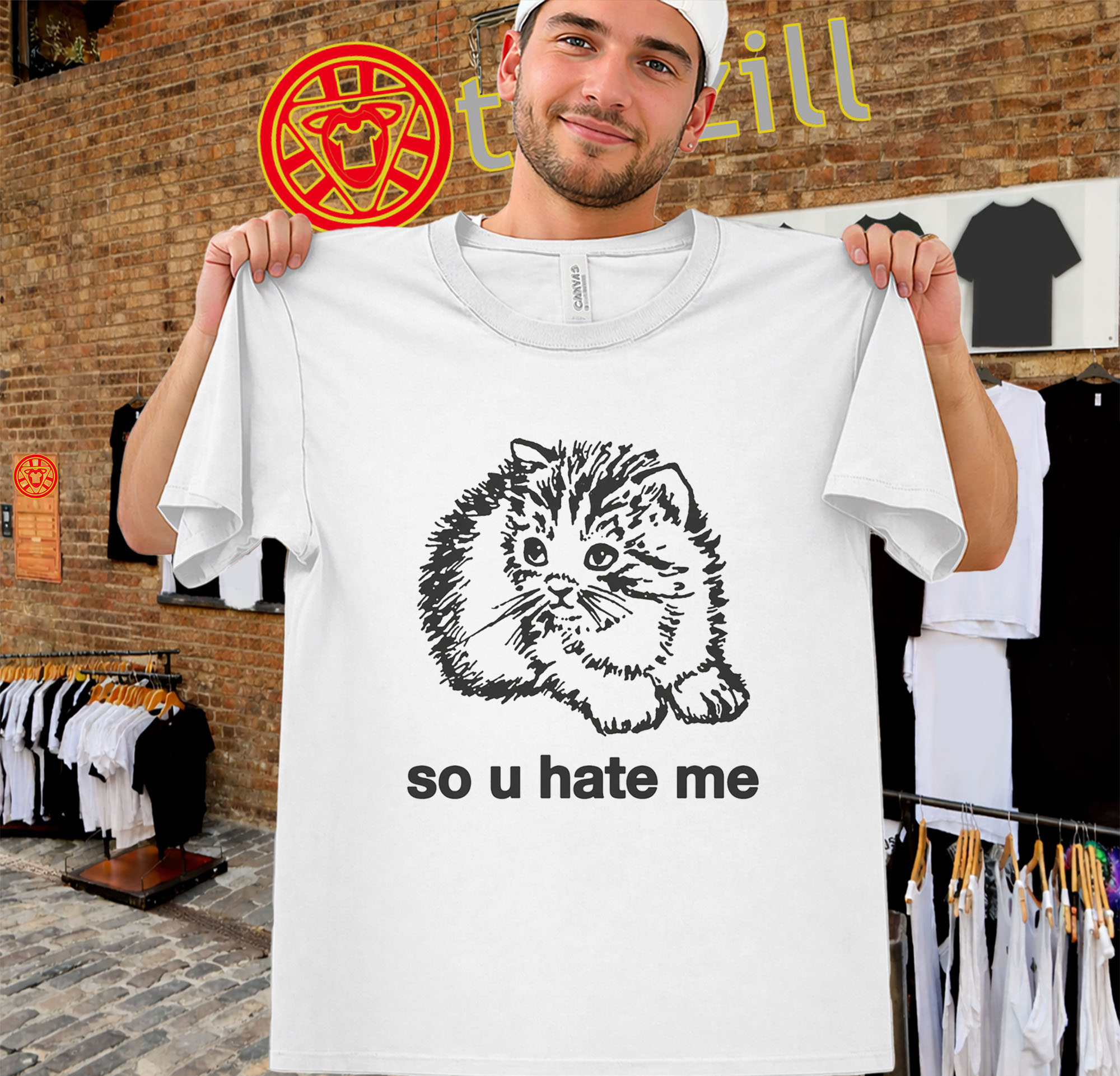 So U Hate Me Shirt – Sad Kitten Meme Cat Tee