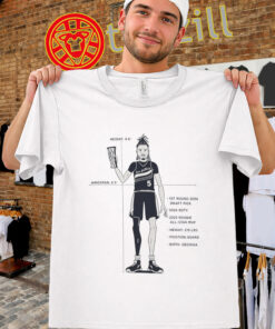 Stephon Castle Rookie MVP Shirt – Spurs Draft Pick Sketch