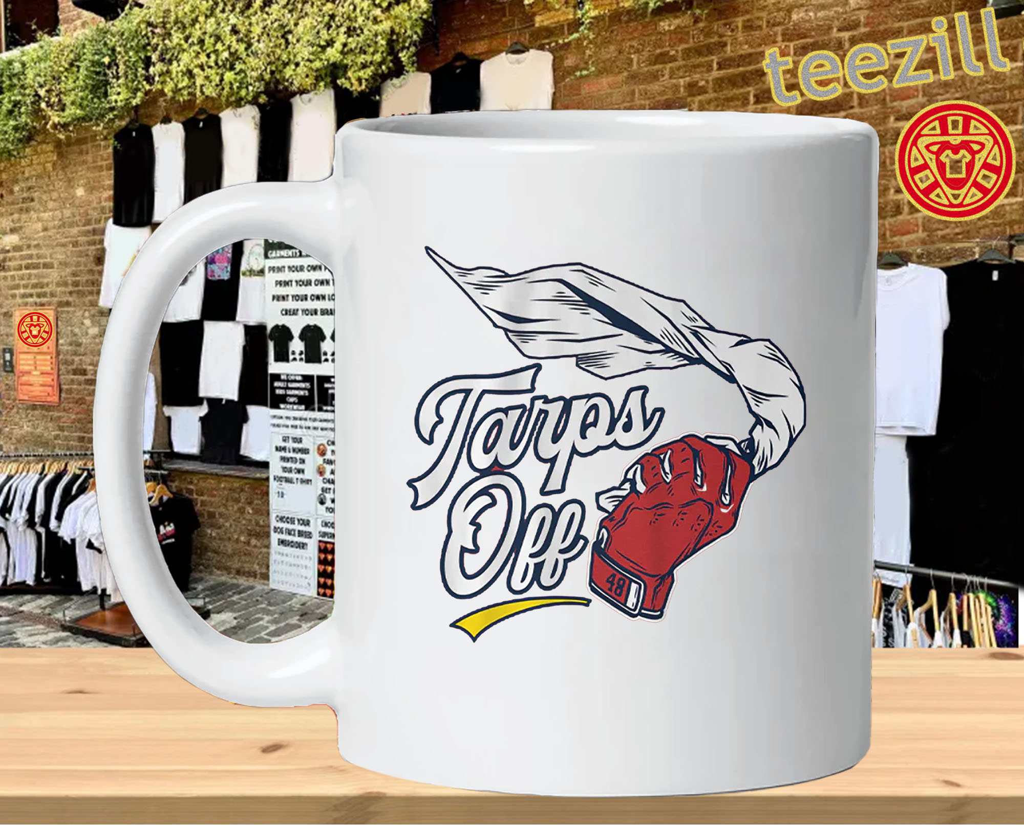 Tarps Off Game Day mug-design