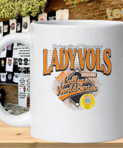 Tennessee Lady Vols 2026 College World Series Softball Tee mug