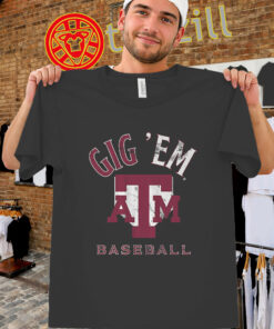 Texas A&M Baseball Shirt – Gig ’Em ATM Diamond Logo