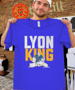 The Lyon King Shirt – Alex Lyon Goalie King - Buffalo Hockey