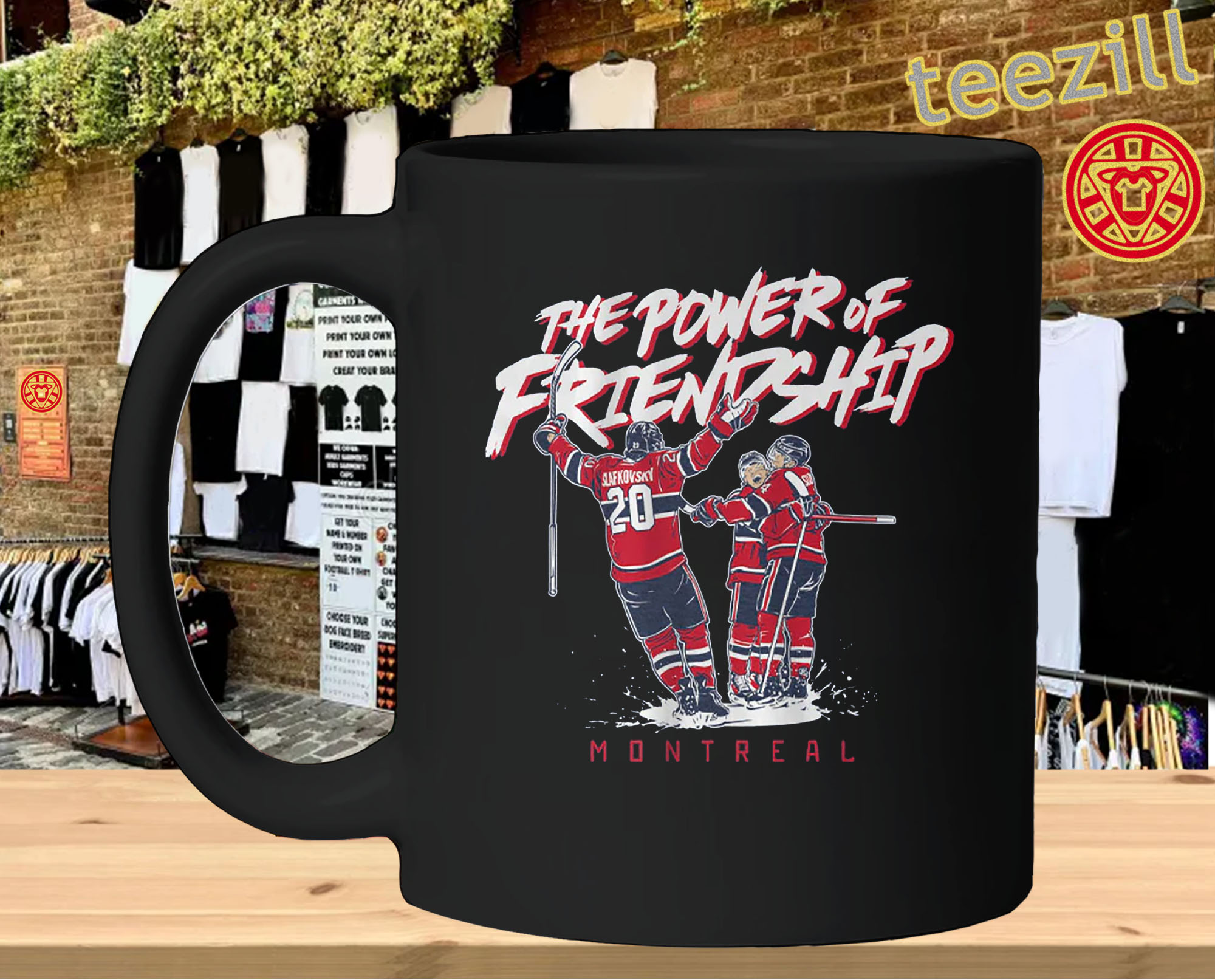The Power of Friendship - Cole Caufield- Nick Suzuki & Juraj Slafkovsky mug-design