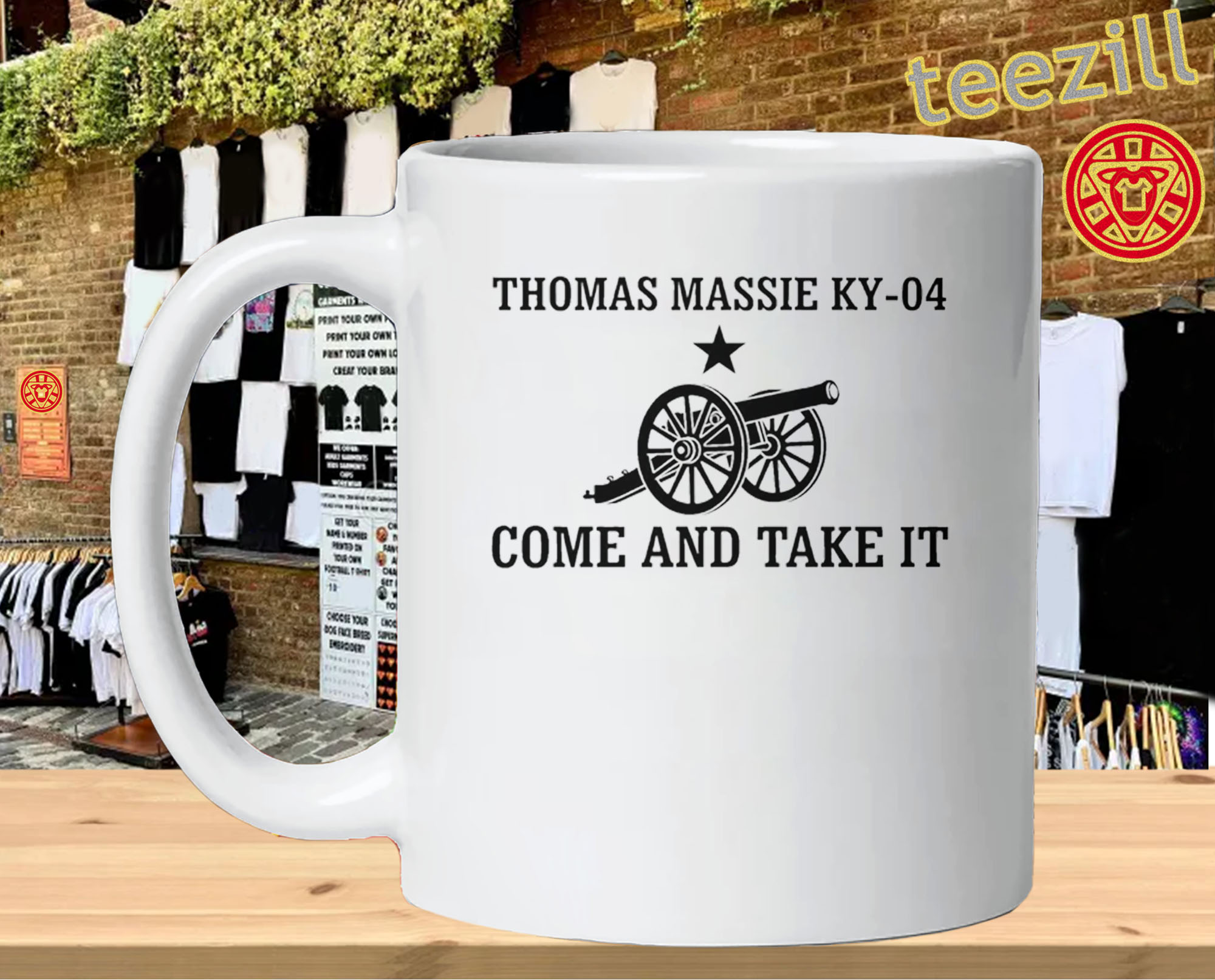 Thomas Massie KY-04 Come And Take It mug-design