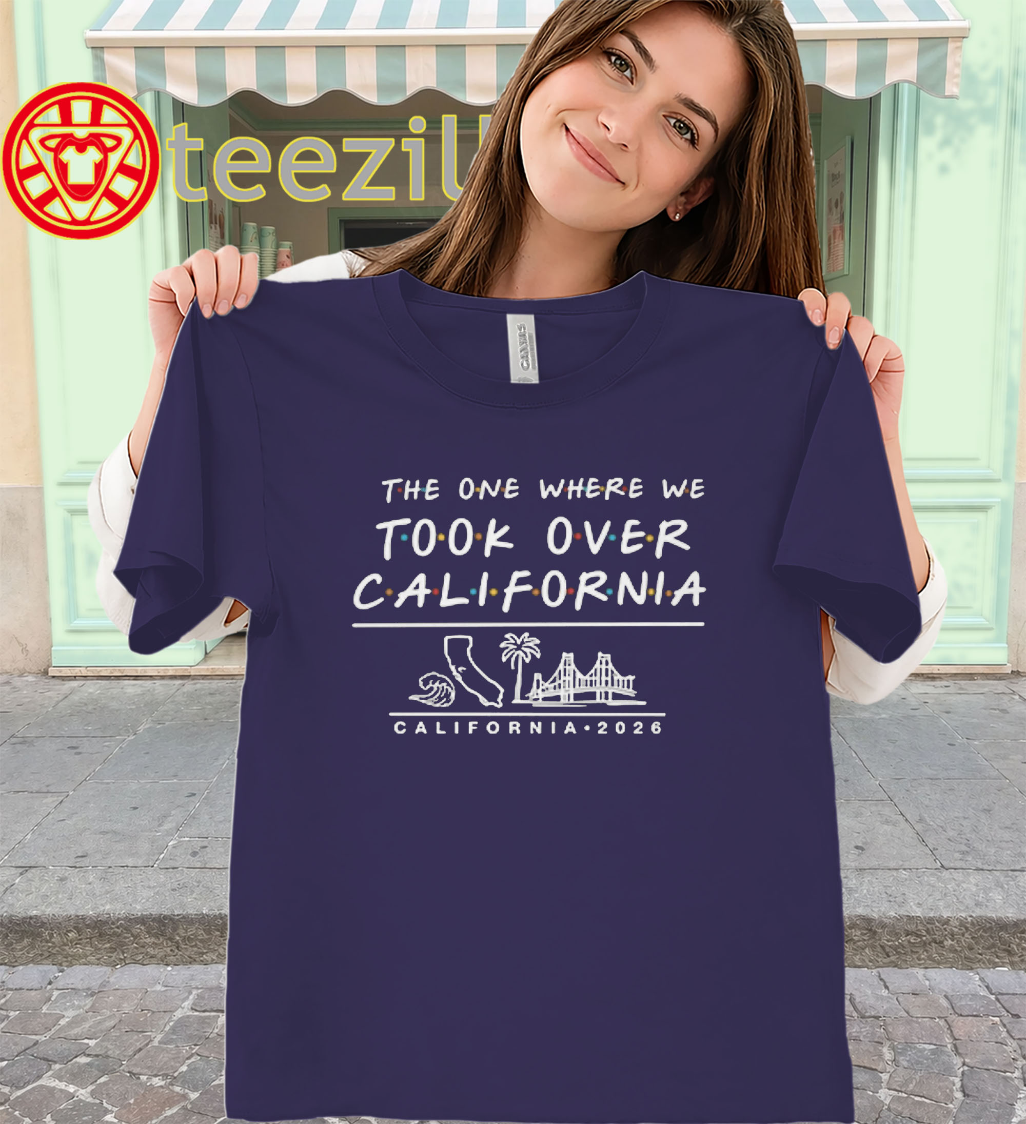 Took Over California Shirt women-classic