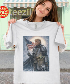 Trump Mandalorian Grogu Shirt – This Is The Way Parody Tee women-classic