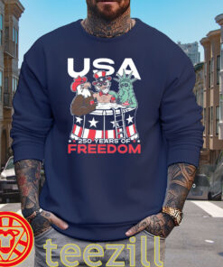 USA 250 Years of Freedom Shirt – Funny 4th of July Tee Sweater
