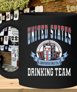 USA Drinking Team Shirt – Undefeated Since 1776 classic