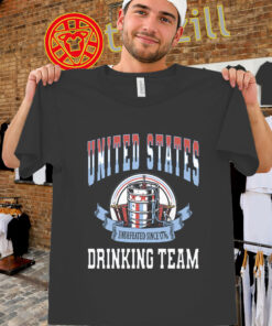 USA Drinking Team Shirt – Undefeated Since 1776-unisex