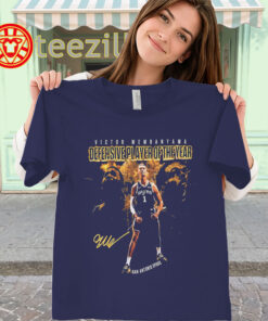 Victor Wembanyama Shirt – DPOY Signature Basketball Graphic women-classic