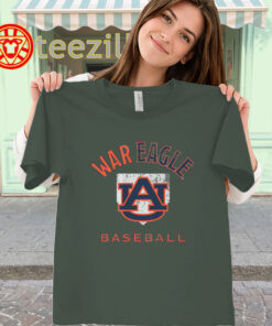 War Eagle Shirt - Auburn Baseball Home Plate classic