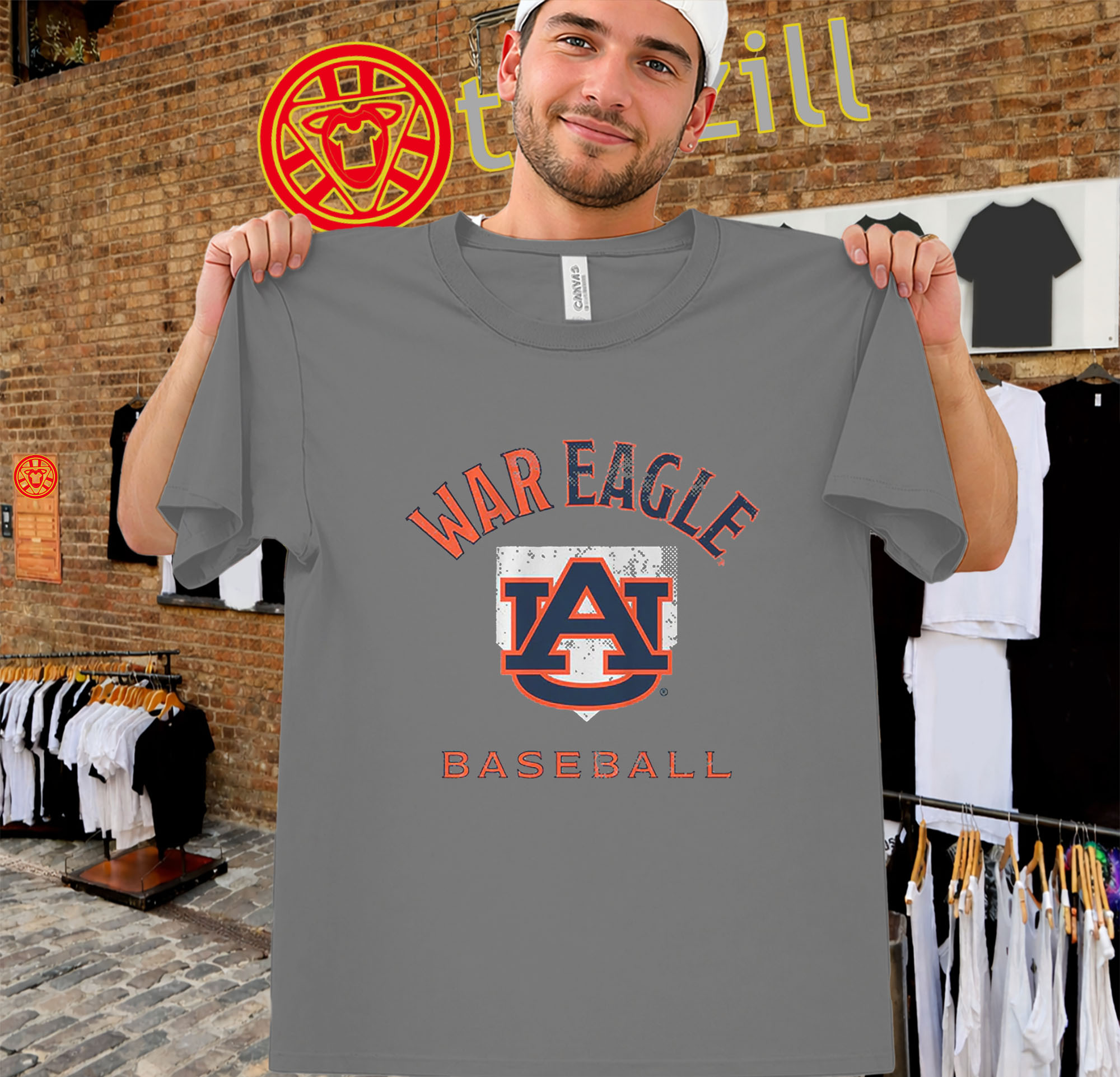 War Eagle Shirt - Auburn Baseball Home Plate