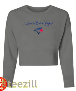 Women's Cropped Toronto Blue Jays Logo shirt'