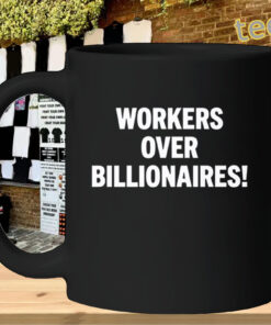 Workers Over Billionaires mug-design