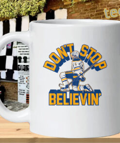 Zach Benson T-Shirt – Don’t Stop Believin Hockey mug-design