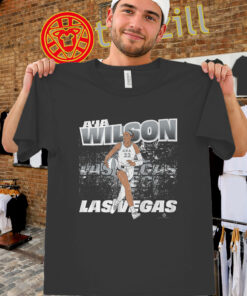 aja wilson las vegas street ball t-shirt women basketball shirt