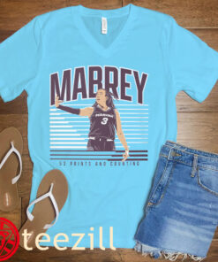 Alternative view of 53 Point Game Shirt - Marina Mabrey Basketball Graphic