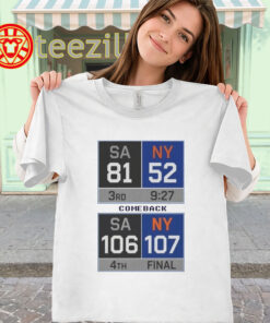 81-52 COMEBACK Shirt - New York Basketball - Playoff Game classic