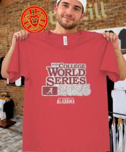 Alabama Baseball 2026 College World Series Shirt