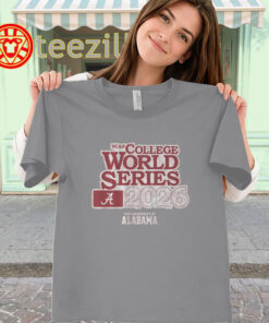 Alabama Baseball 2026 College World Series Shirts