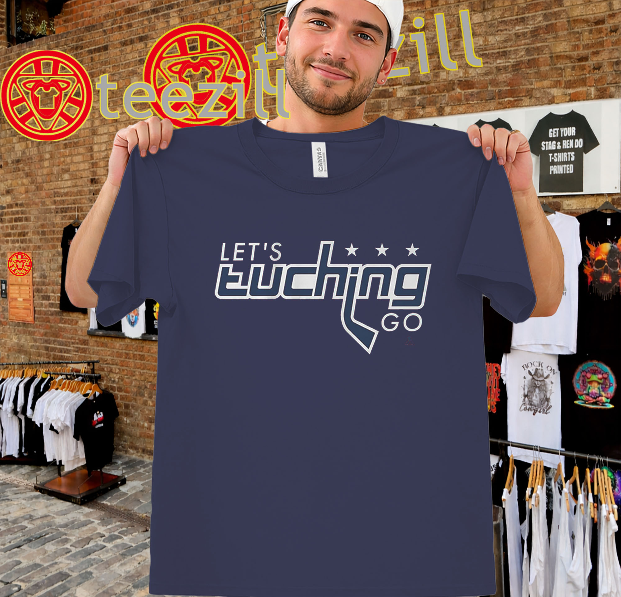 Alex Tuch Let's Tuching Go Shirt - Washington Hockey Fan unisex